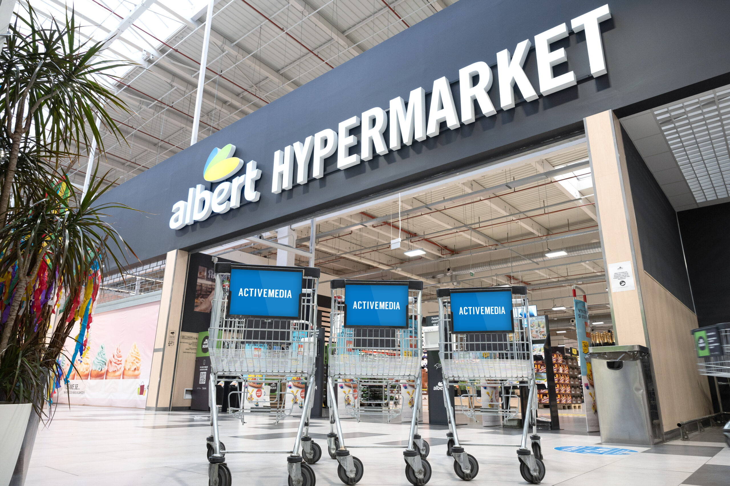 Shopping Trolley Advertisement
